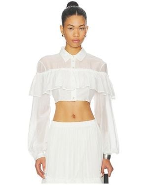 Aniye By Carmen Crop Shirt - Weiß