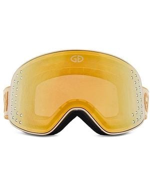 Goldbergh Highlight Frameless Swarovski Crystals Ski Goggle - Yellow