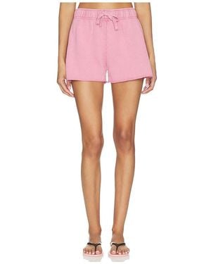 Bobi Shorts De Gym De Corte Relajado Relaxed Gym Short En Color Rose Talla (También En M, S, Xl, Xs) - Rosa