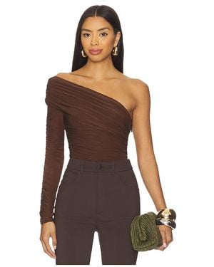 Ronny Kobo Adriene Top - Brown