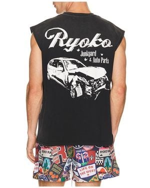 Ryoko Rain Auto Parts Sleeveless Tank - Black