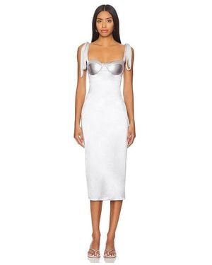 Free People X Intimately Fp Casino Got Glam Midi Dress - Weiß