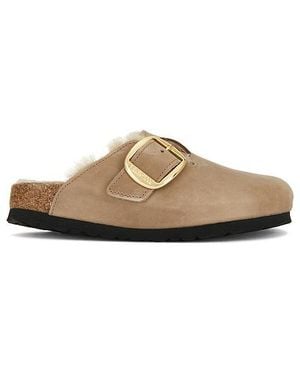 Birkenstock Boston Big Buckle Shearling Clog - Multicolor