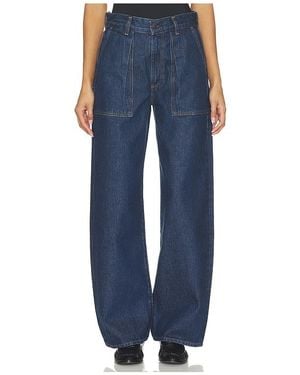 Agolde Low Curve Utility Petite Jean - Blue