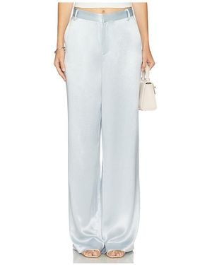 NonChalant Label Pantalón Pierna Ancha En Color Bebe Azul Talla En - Blanco