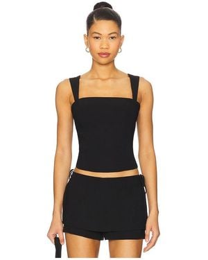 Amanda Uprichard Ceronne Top - Black