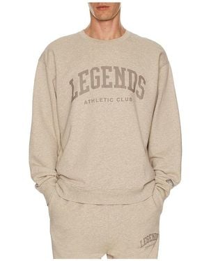 Legends Fairfax Varsity Crew Sweatshirt - Natural