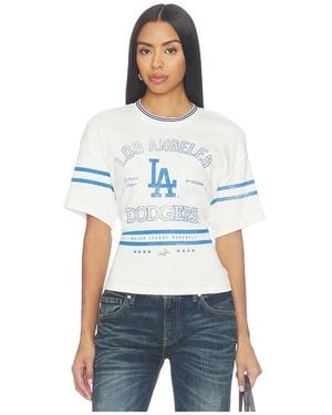OFF SEASON Femme Lace-Back Graphic Tee - White