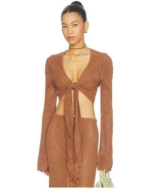 Devon Windsor Vale Top - Brown