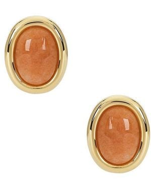 Luv Aj CLOUS D'OREILLES SUNSET en Orange. - Blanc
