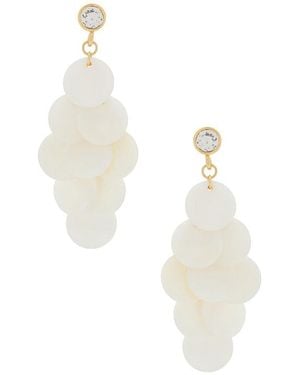 Frasier Sterling Tahiti Earrings - White