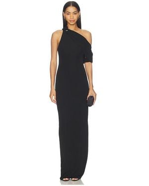 Misha The Camden Dry Jersey Maxi Dress - Black
