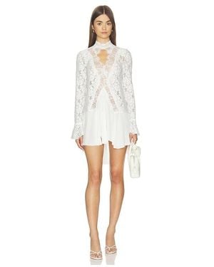 Free People First Crush Lace Tunic - White