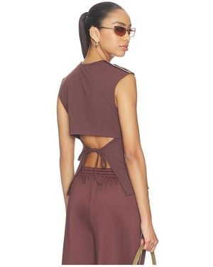 Ksubi Shirt 99 Slim Open Back - Rot