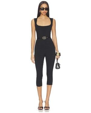 retroféte Leana Jumpsuit En Color Negro Talla (También En S, M) - Azul