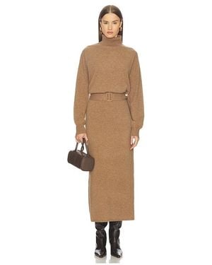 L'academie 'Academie Leslia Belted Midi Dress - Natural