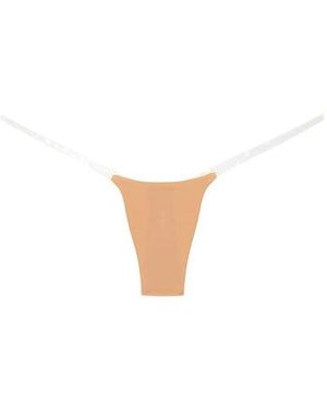 Stringys Single Nude Invisible Underwear - White