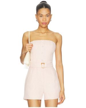 Karina Grimaldi Body Suri En Color Rosado Talla (También En M, S, Xs) - Blanco