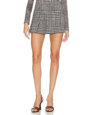 Norma Kamali Pleated Micro Skirt - Grey