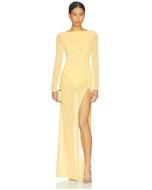 Nbd Amalya Maxi Dress - Metallic