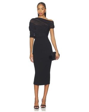SER.O.YA Selma Midi Dress - Black