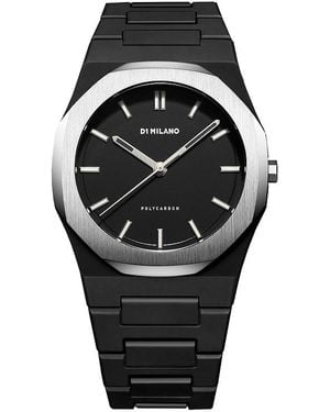 D1 Milano Uhr Polycarbonate 40.5Mm - Schwarz