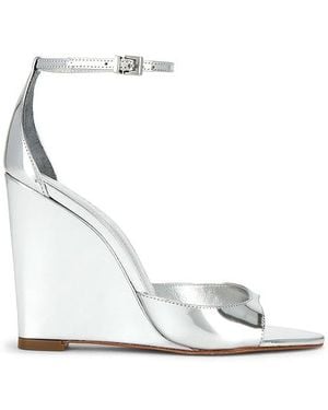 SCHUTZ SHOES Scarlett Wedge Sandal - White