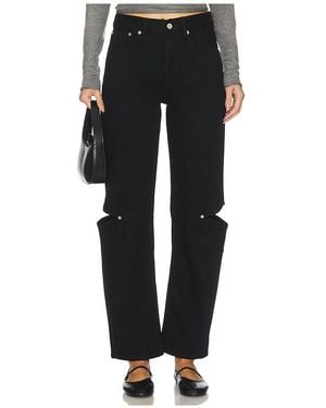 Still Here Cowgirl Wide Leg Jeans - Black