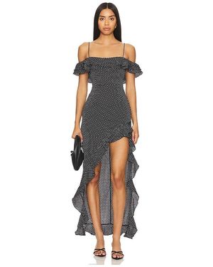 MORE TO COME Suzie Ruffle Maxi Dress - Multicolour