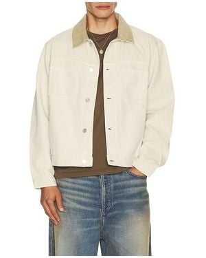 FRAME Canvas Utility Jacket - Blue