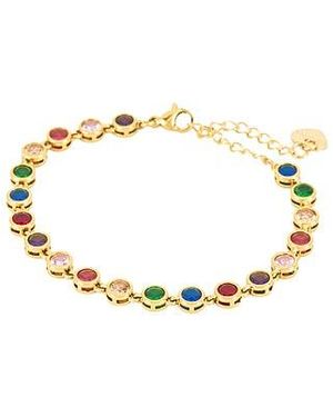 BRACHA Celeste Coloured Tennis Bracelet - Metallic