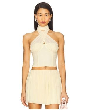 MAJORELLE X Yhasmina Ferrara Manon Top - Natural