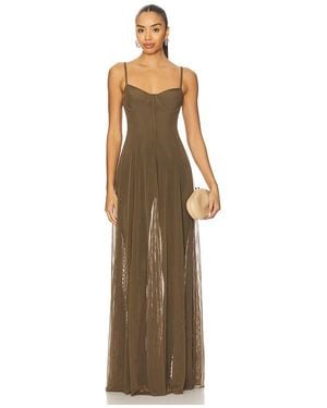 Norma Kamali X Revolve Underwire Gown - Natural
