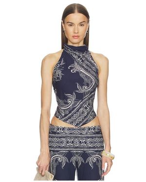 Amanda Uprichard Arielle Top - Blue