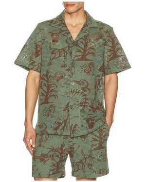 Oas Poplan Cuba Shirt - Green