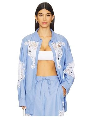 Essentiel Antwerp Hoofd Lace Shirt - Blue