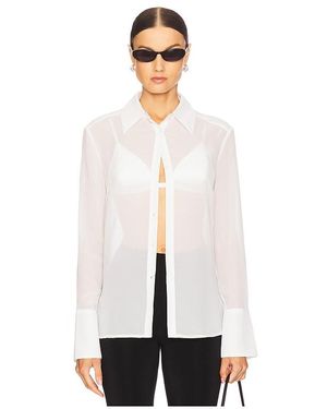 NonChalant Label Val Blouse Set - White
