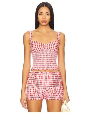 MAJORELLE Roxy Top En Color Rojo Talla (También En M, S, Xl) - Rosa