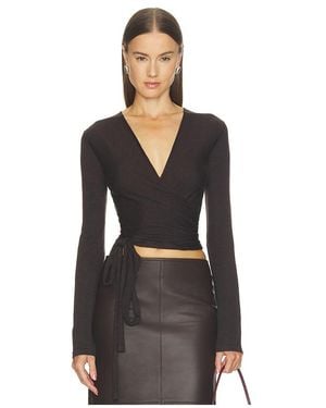 A.L.C. A..C. Jersey Emma En Color Chocolate Talla (También En M, S, Xs) - Negro