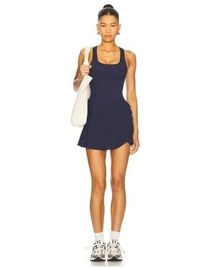 WellBeing + BeingWell Movewell Blair Pleated Dress - Blue
