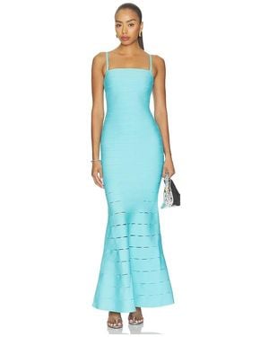 Hervé Léger The Elora Gown - Blue