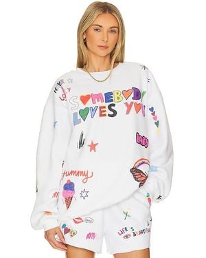 The Mayfair Group Rundhalsshirt Somebody Loves You - Weiß