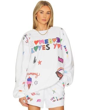 The Mayfair Group Rundhalsshirt Somebody Loves You - Weiß