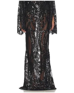 Norma Kamali Obie Long Skirt - Black