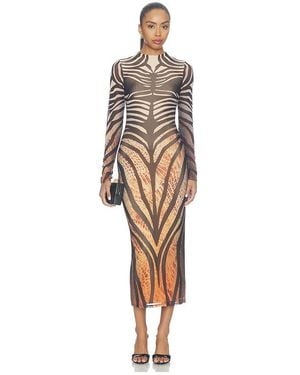 AFRM Juniper Mesh Dress - Multicolour