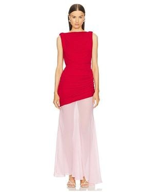 L'academie 'Academie Enoa Midi Dress - Red