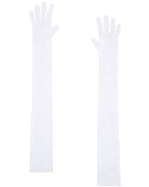 Norma Kamali Long Gloves - White