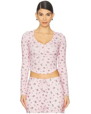 WellBeing + BeingWell Mason Top - Pink