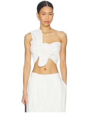 JBQ Camelia Top - White