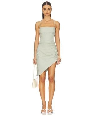 ALL THE WAYS Talon Asymmetrical Mini Dress - Multicolor